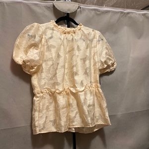 AliceBlue Top, Size: large, Color: Antique Beige